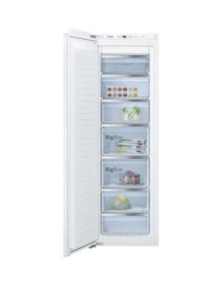 Bosch Serie 6 Gin81Ae30G 55Cm Integrated Frost Free Tall Freezer - White
